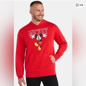 Red Mickey Mouse Disney Hoodie